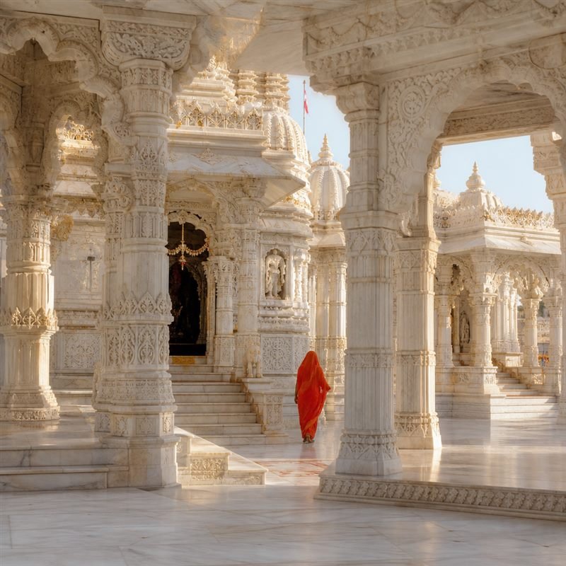 Temple courtyard